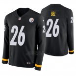 Camiseta NFL Hombre Pittsburgh Steelers Le'veon Bell Negro Therma Manga Larga