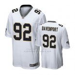 Camiseta NFL Hombre Saints Marcus Davenport Blanco Game Camiseta NFL Hombre Saints Marcus Davenport Blanco Game