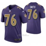 Camiseta NFL Legend Baltimore Ravens Andre Smith Violeta Color Rush
