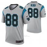 Camiseta NFL Legend Carolina Panthers Greg Olsen Inverted Gris