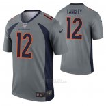 Camiseta NFL Legend Denver Broncos Brendan Langley Inverted Gris