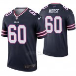 Camiseta NFL Legend Hombre Buffalo Bills 60 Mitch Morse Inverted Azul