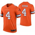 Camiseta NFL Legend Hombre Denver Broncos Brett Rypien Naranja Color Rush