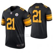 Camiseta NFL Legend Hombre Pittsburgh Steelers Sean Davis Negro Color Rush