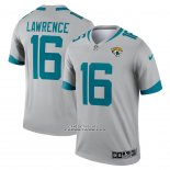 Camiseta NFL Legend Jacksonville Jaguars Trevor Lawrence Inverted Gris