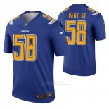 Camiseta NFL Legend Los Angeles Chargers Thomas Davis Sr Color Rush Azul