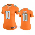 Camiseta NFL Legend Mujer Miami Dolphins Malcolm Perry Naranja Color Rush