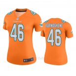 Camiseta NFL Legend Mujer Miami Dolphins Noah Igbinoghene Naranja Color Rush