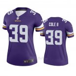 Camiseta NFL Legend Mujer Minnesota Vikings Brian Cole Ii Violeta