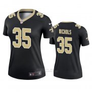Camiseta NFL Legend Mujer New Orleans Saints Deatrick Nichols Negro