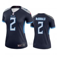 Camiseta NFL Legend Mujer Tennessee Titans Cole Mcdonald Azul