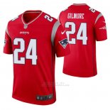 Camiseta NFL Legend New England Patriots Legend Stephon Gilmore Inverted Rojo