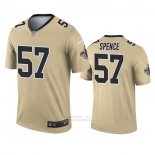Camiseta NFL Legend New Orleans Saints Noah Spence Inverted Oro