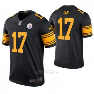 Camiseta NFL Legend Pittsburgh Steelers Deon Cain Color Rush Negro