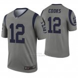 Camiseta NFL Legend St Louis Rams 12 Brandin Cooks Inverted Gris