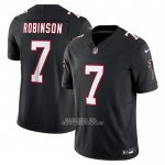 Camiseta NFL Limited Atlanta Falcons Bijan Robinson Alterno Vapor F.U.S.E. Negro