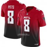 Camiseta NFL Limited Atlanta Falcons Kyle Pitts Vapor F.U.S.E. Rojo