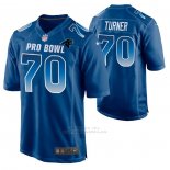 Camiseta NFL Limited Carolina Panthers Trai Turner 2019 Pro Bowl Azul