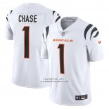 Camiseta NFL Limited Cincinnati Bengals Ja'Marr Chase Vapor Untouchable Blanco