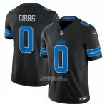 Camiseta NFL Limited Detroit Lions Jahmyr Gibbs Segunda Alterno Vapor F.U.S.E. Negro
