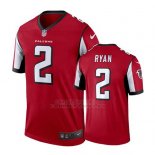 Camiseta NFL Limited Hombre Atlanta Falcons Matt Ryan Rojo Legend