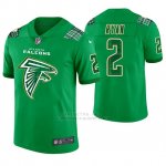 Camiseta NFL Limited Hombre Atlanta Falcons Matt Ryan St. Patrick's Day Verde