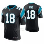 Camiseta NFL Limited Hombre Carolina Panthers Damiere Byrd Negro Vapor Untouchable