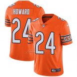 Camiseta NFL Limited Hombre Chicago Bears 24 Jordan Howard Naranja Stitched Rush