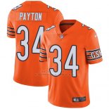 Camiseta NFL Limited Hombre Chicago Bears 34 Walter Payton Naranja Stitched Rush
