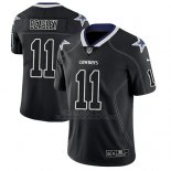 Camiseta NFL Limited Hombre Dallas Cowboys Cole Beasley Negro Color Rush 2018 Lights Out
