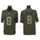 Camiseta NFL Limited Hombre Minnesota Vikings 8 Sam Bradford Verde