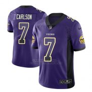 Camiseta NFL Limited Hombre Minnesota Vikings Daniel Carlson Violeta 2018 Drift Fashion Color Rush