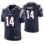 Camiseta NFL Limited Hombre New England Patriots Braxton Berrios Azul Vapor Untouchable