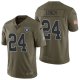 Camiseta NFL Limited Hombre Oakland Raiders 24 Marshawn Lynch 2017 Salute To Service Verde