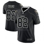 Camiseta NFL Limited Hombre Oakland Raiders Jordy Nelson Negro Color Rush 2018 Lights Out