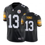Camiseta NFL Limited Hombre Pittsburgh Steelers Justin Thomas Negro Vapor Untouchable Throwback