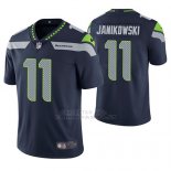 Camiseta NFL Limited Hombre Seattle Seahawks Sebastian Janikowski Azul Vapor Untouchable