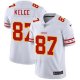 Camiseta NFL Limited Kansas City Chiefs Kelce Team Logo Fashion Blanco
