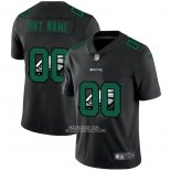 Camiseta NFL Limited LPhiladelphia Eagles Personalizada Logo Dual Overlap Negro