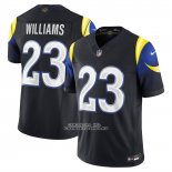 Camiseta NFL Limited Los Angeles Rams Kyren Williams 2025 Rivalries Collection Negro