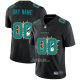 Camiseta NFL Limited Miami Dolphins Personalizada Logo Dual Overlap Negro