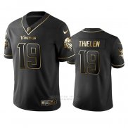 Camiseta NFL Limited Minnesota Vikings Adam Thielen Golden Edition Negro
