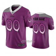 Camiseta NFL Limited Minnesota Vikings Personalizada Ciudad Edition Violeta