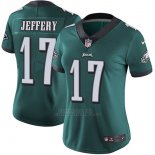Camiseta NFL Limited Mujer Philadelphia Eagles 17 Jeffery Verde
