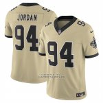 Camiseta NFL Limited New Orleans Saints Cameron Jordan Vapor F.U.S.E. Alterno Oro