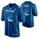 Camiseta NFL Limited New York Giants Aldrick Rosas 2019 Pro Bowl Azul