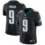 Camiseta NFL Limited Nino Philadelphia Eagles 9 Foles Negro