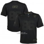 Camiseta NFL Limited Nino Philadelphia Eagles Zach Ertz 2020 Salute To Service Negro