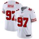 Camiseta NFL Limited San Francisco 49ers Bosa Team Logo Fashion Blanco