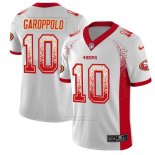 Camiseta NFL Limited San Francisco 49ers Garoppolo Rush Drift Fashion Blanco